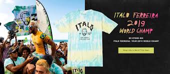 Ítalo ferreira is a brazilian professional surfer who has competed on the world surfing league men's championship tour since 2015. Italo Ferreira Is Your 2019 World Champion Billabong