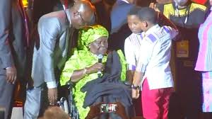 This short documentary shows what she's been up to. Mama Sarah Obama Awarded For Humanitarian Work