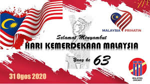 Sebelum ini, sambutan hari kebangsaan malaysia 2020, logo berbentuk hati dengan warna jalur gemilang telah direka bersama. Selamat Menyambut Hari Kemerdekaan Malaysia Yang Ke 63 Written By Malaysian Cricket Association Admin Malaysian Cricket Association