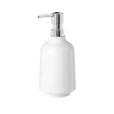 Umbra Step Soap Pump White 023838 660 The Home Depot Why not use a pump soap dispenser?
