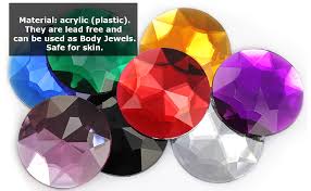 Maybe you would like to learn more about one of these? Amazon Com 50mm Extra Large Flat Back Round Acrylic Rhinestones Plastic Circle Gems For Costume Making Cosplay Jewels Pro Grade Embelishments 4 Pieces Purple Amethyst H105