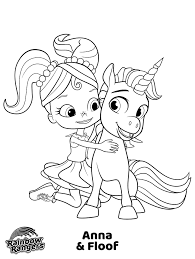 Later you can print it and color it as you like. Rainbow Rangers Characters Coloring Page Free Printable Coloring Pages For Kids