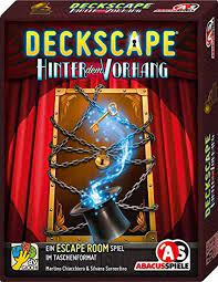 Abacusspiele 38191 Deckscape Hinter Dem Vorhang Escape Room Spiel Kartenspiel Amazon De Spie Kartenspiel Escape Room Karte Spiel