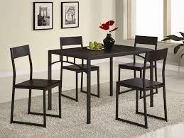 5 piece kendrick dining set modern dining room set dining room sets metal dining table