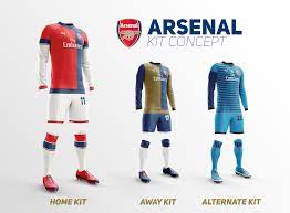 Arsenal fc | premier league 2016/17 kits confirmed (so far. Arsenal Fc Concept Kits On Behance
