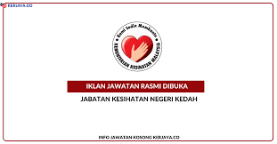 Senarai kerjaya pilihan negeri johor, kedah, kelantan, melaka, negeri sembilan, pahang, perak, perlis, pulau pinang, sabah, sarawak. Jawatan Kosong Terkini Jabatan Kesihatan Negeri Kedah Kerja Kosong Kerajaan Swasta