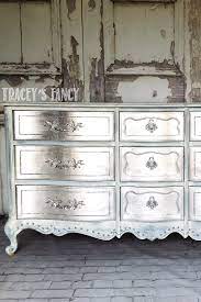 My Glamorous Metallic Silver Dresser Tracey S Fancy Silver Dresser Gold Leaf Furniture Silver Furniture