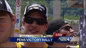 Penguins Stanley Cup parade: Mike Lange and Phil Bourque speech