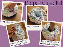 Image result for how to make diaper cake step by step with pictures