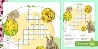 Maybe you would like to learn more about one of these? First Signs Of Spring Crossword Seasonal Puzzle