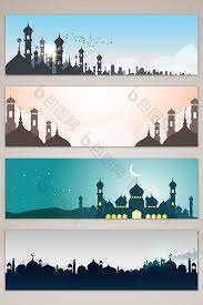 Islamic Style City Architecture Star Banner Illustration Backgrounds Ai Free Download Pikbest Star Banner Happy Islamic New Year City Architecture