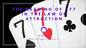 Your ideas are brought in these things at this very moment! The Meaning Of 777 In The Law Of Attraction Widibi