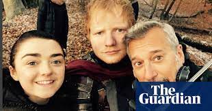Those who somehow missed the news that he would be popping up on the show were quick to tweet their surprise and displeasure, and tv critics followed suit. Ed Sheeran S Dire Game Of Thrones Cameo He Came He Sang He Ate Rabbit Game Of Thrones Season Seven The Guardian