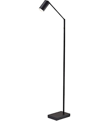 This floor lamp is ideal for the lighting of the living room and bedroom. Adesso 4275 01 Colby 51 Inch 9 Watt Black Painted Metal Floor Lamp Portable Light
