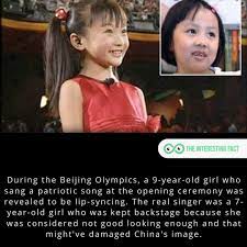 This encoding is then used to reconstruct the same face but with different position of the lips in sync with the input audio features. The Interesting Fact On Twitter During The Beijing Olympics A 9 Year Old Girl Who Sang A Patriotic Song At The Opening Ceremony Was Revealed To Be Lip Syncing The Real Singer Was A 7 Year Old