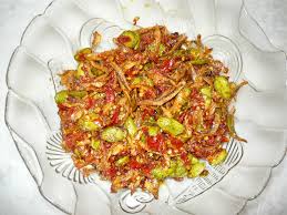 Sambal Petai Cili Padi Wif Bilis Garing
