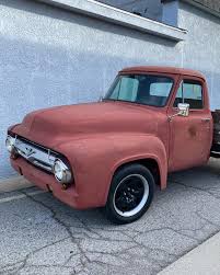 Image result for Light Red 1953 Truck
