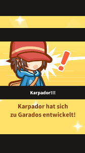 In den spielen wird diese entwicklungen durch das erreichen von level 20 ausgelöst. Karpador Entwickeln Karpador Jump Spin Offs Spiele Bisafans De