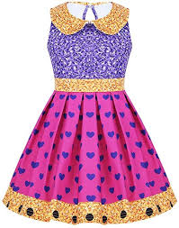 Amazon Com Feeshow Girls Kids Lol Doll Surprise Princess Fancy Dress Halloween Cosplay Costumes Princess Fancy Dress Fancy Costumes Princess Halloween Costume