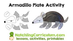 Armadillo coloring pages are a collection of images of one of the most mysterious creatures living on earth. Armadillo Plate Activity Ms Suzannes Hatchling Curriculum