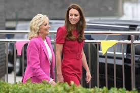 The british royal and the first lady headed out for a day of joint engagements that focused. Kate Middleton And Jill Biden Visit School