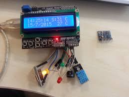Elektronik Saat Alarm Sicaklik Buzzer Arduino Ve Led