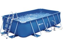 Piscine Tubulaire Rectangulaire Ludo 2 4 X 2 X 1 22 M Filtration A Cartouche 103377
