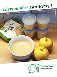 Apfel Haferflocken Brei Ogb Nachmittagsbrei Auf Vorrat Rezept Haferflocken Brei Nachmittagsbrei Thermomix Babybrei