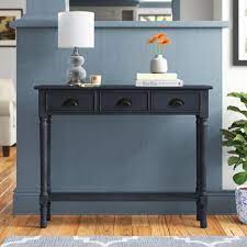 Diy farmhouse sofa table | tv stand with build plans. Andover Mills Meza 39 5 Solid Wood Console Table Reviews Wayfair