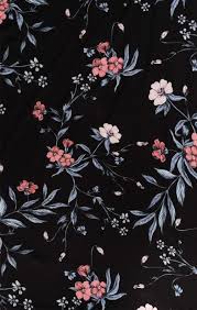 Show Me Your Mumu Black Flowers Wallpaper Cellphone Wallpaper Pattern Wallpaper