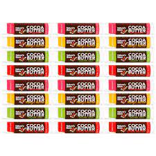 24 Pack Natures Bees Cocoa Butter Lip Balm Tubes Moisturizer Natural Chapstick Treatment Bulk Lip Care Walmart Com Walmart Com