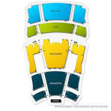 Montgomery Performing Arts Center 2019 Seating Chart