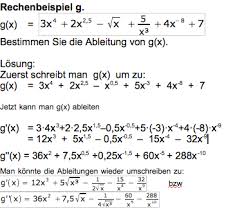 Look up words and phrases in comprehensive, reliable bilingual dictionaries and search through billions of online translations. Ableitungen Ableitung Ableiten Ableitungsregeln Mathe Seite De