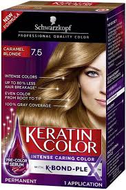 Schwarzkopf Keratin Hair Color Caramel Blonde 7 5 Hair