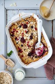 Baked Oats Mit Beeren Rezept Rezept Gebackene Haferflocken Rezepte Brunch Ideen