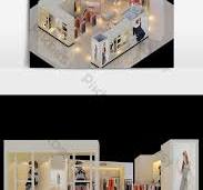 Shopping Mall Counter Clothing Store Shop 3d Model Decors ...