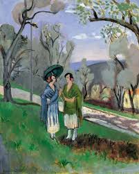 Henri Matisse Conversation Under The Olive Trees 1921 Oil On Canvas 100 X 82 Cm Carmen Thyssen Borne Art De Matisse Peintures Picasso Peintures Matisse