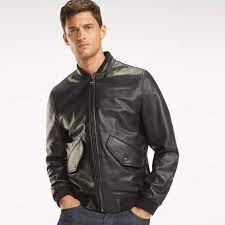 Tommyxmercedes Benz Leather Racing Jacket Tommy Hilfiger Racing Jacket Tommy Hilfiger Tommy