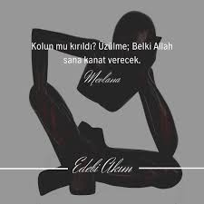 2 Begenme 0 Yorum Instagram Da Edebi Akim Edebi Akim Kolun Mu Kirildi Uzulme Belki Allah Sana Kanat Verecek Mevlana