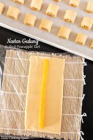 Nastar Gulung Rolled Pineapple Tart Recipe Pineapple Tart Tart Pineapple