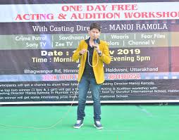 And hence our beginner workshops focus on practical approaches to character and stagework. One Day Free Acting And Audition Workshop With Mr Manoj Ramola Casting Director Gurukul International School