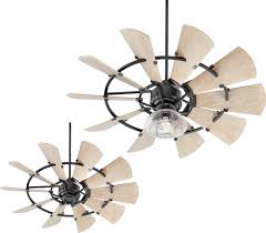 Fan light kits are a quick and easy way to upgrade your fan and add some extra illumination to your room. Quorum 195210 69 Windmill Modern Noir 52 Home Ceiling Fan Qrm 195210 69