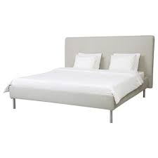 Delaktig Bed Frame Headboard 2 Side Tables Aluminum Black Ikea Upholstered Bed Frame Bed Frame Upholstered Beds