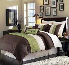 Browse from vast collection of luxury comforter sets here at latestbedding.com. Chezmoi Collection 6 Pieces Beige Green And Brown Luxury Stripe Comforter Bed In A Bag Set Twin Size Amazon Home Kit Brown Comforter Sets Home Bedroom Green