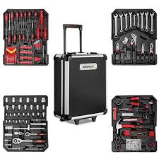 Greencut Tools 819 Valise Outils 819 Pieces Chariot Acier Aluminium Avec Roulettes En 2020 Valise Outils Malette Outils Outils
