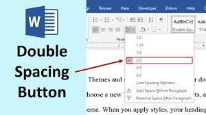 Open word, and select a paragraph you want to double line spacing for. Tutorial On Double Spacing In Word And It S Shortcut Youtube
