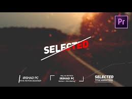 Free After Effects Template Minimal Titles Youtube Premiere Pro Tutorials Premiere Pro Premiere