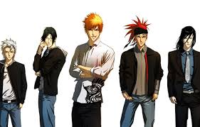 For a second, i thought on that part, ichigo dyed his hair black o_o but yea they do look exactly the same haha o.o but if ichigo's. Wallpaper Game Bleach Red Hair Anime Man Boys Redhead Dragon Asian Kurosaki Ichigo Suit Manga Japanese Black Hair Orange Hair Shinigami Images For Desktop Section Syonen Download