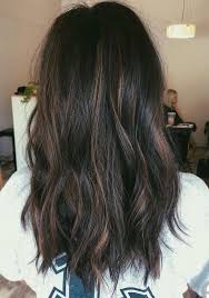 Lowlights captivate a unique blend of hues which marry the shades from the fall with cool wintery crispness. Brunette Hair With Black Lowlights Novocom Top