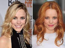 Having two mutated genes gives someone all red hair, but having just one can give a person red hair in. Lighter Locks Vs Darker Dos Stars Who Ve Had Both Blonde Vs Brunette Lighter Hair Light Red Hair